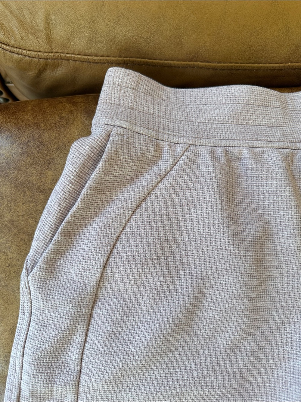 NWT Lululemon Scuba High-Rise Short 5" Waffle Sz Small Heathered Porcelain Pink - Picture 2 of 7